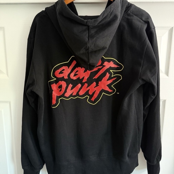 BRAND NEW - 2015 Official Merch - Daft Punk Logo Hoodie Size M - Picture 3 of 5